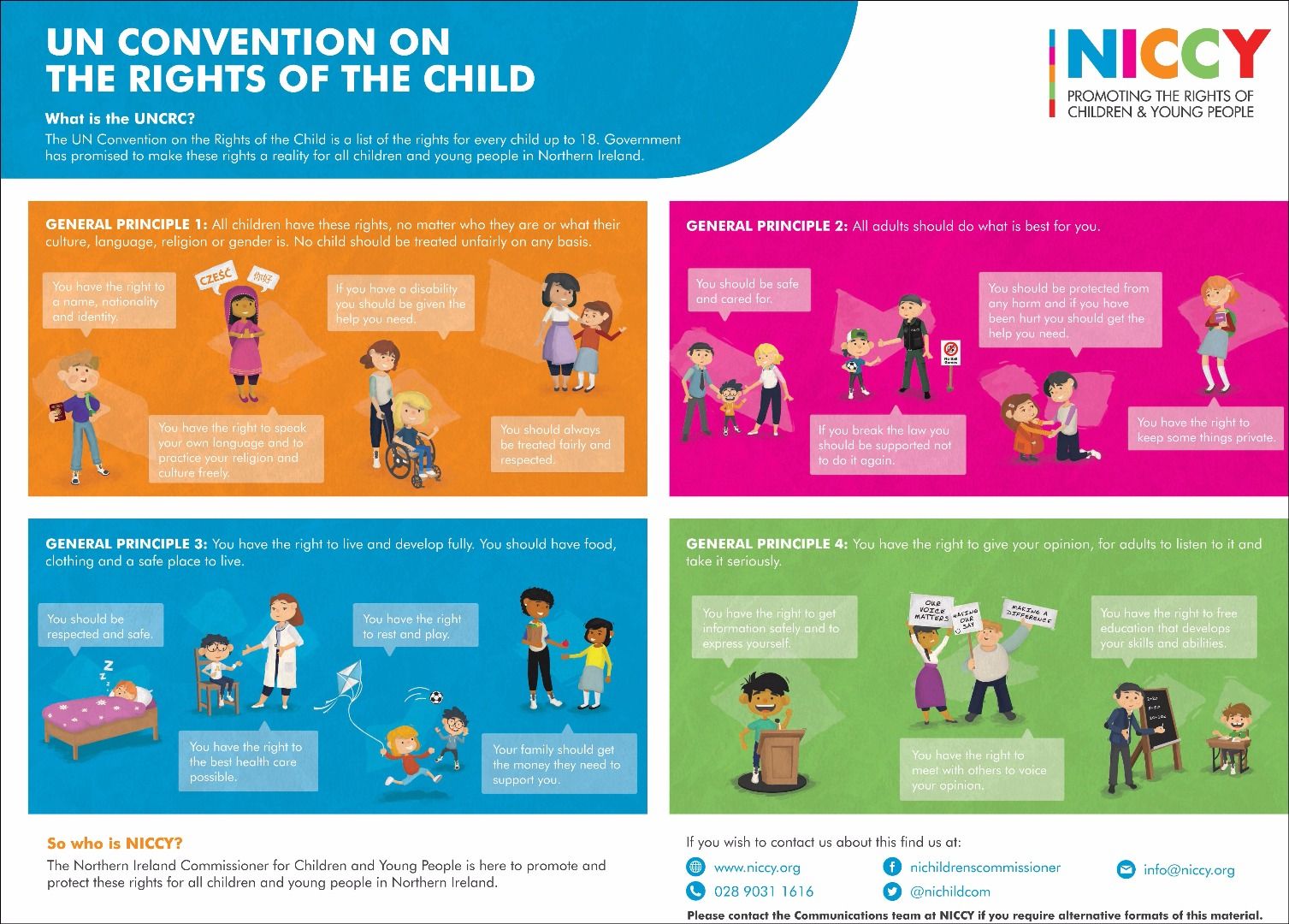 NICCY UNCRC Poster