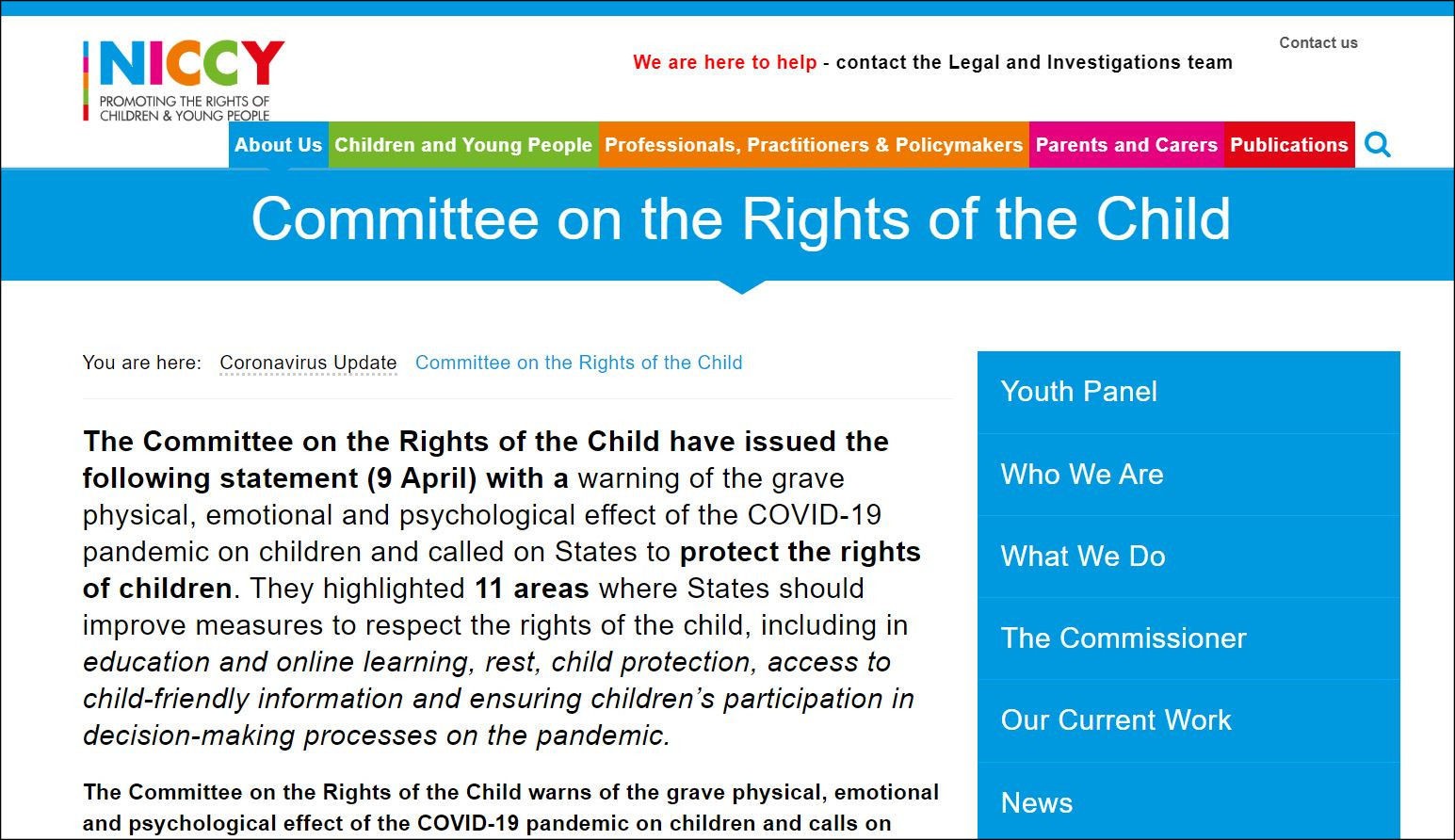 Committee on the Rights of the Child