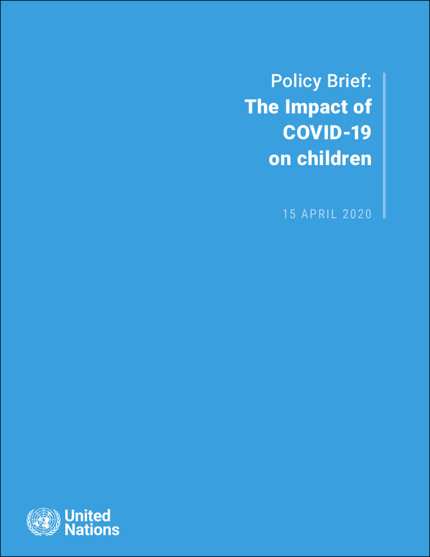 UN policy brief on Covid impact on children