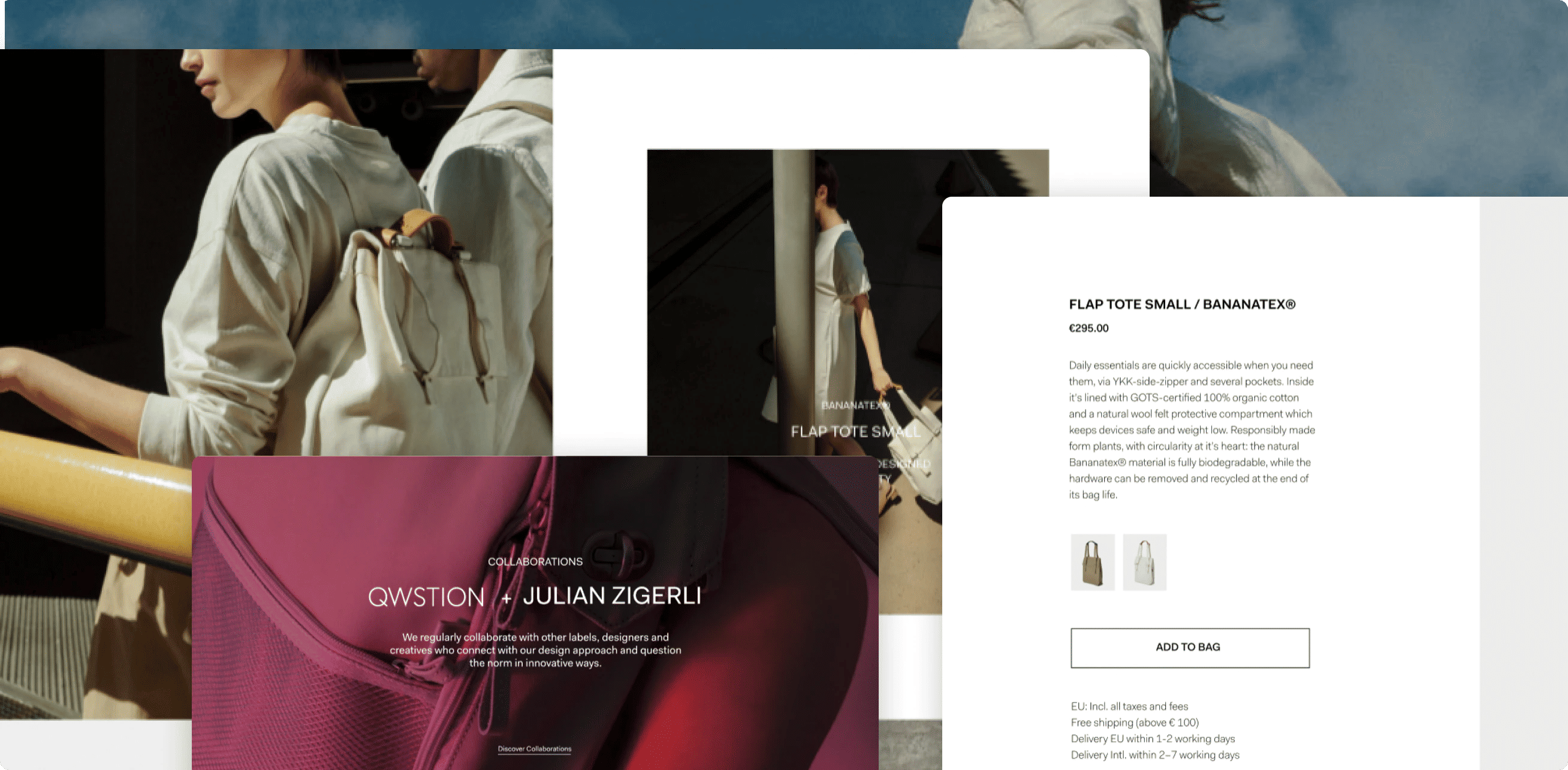 redesign of current Qwstion website by Nice