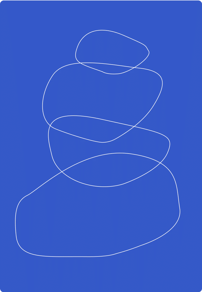 shapes used in breathology breathing app that are connected to stone balancing