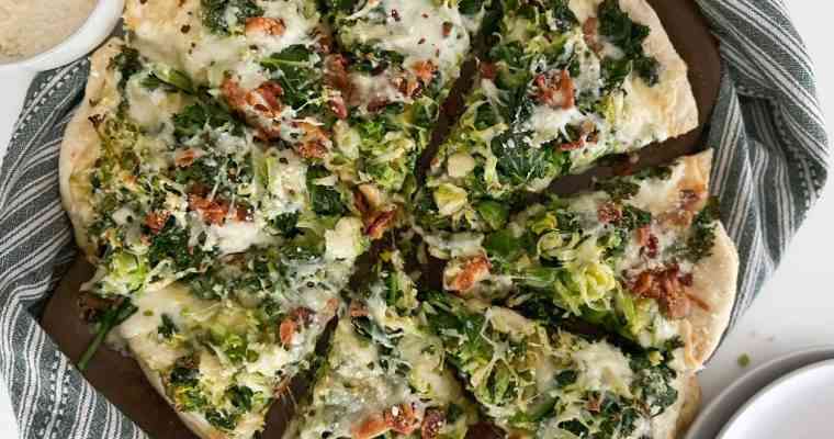 The Super Green Salad Pizza