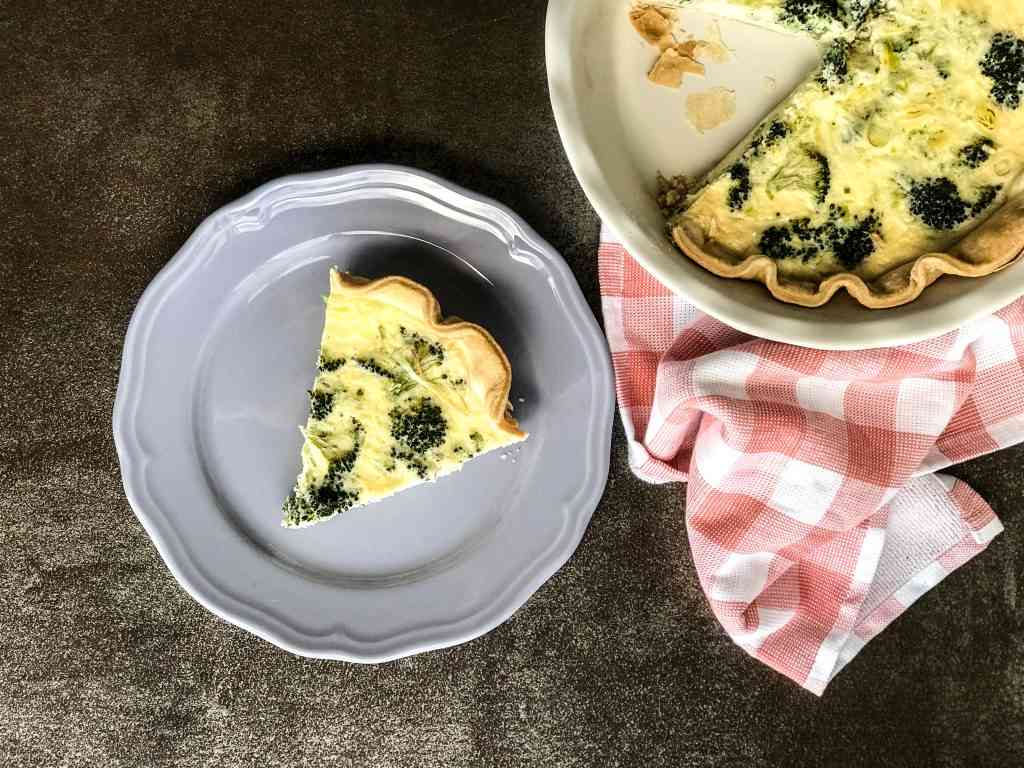 Broccoli and Leek Quiche