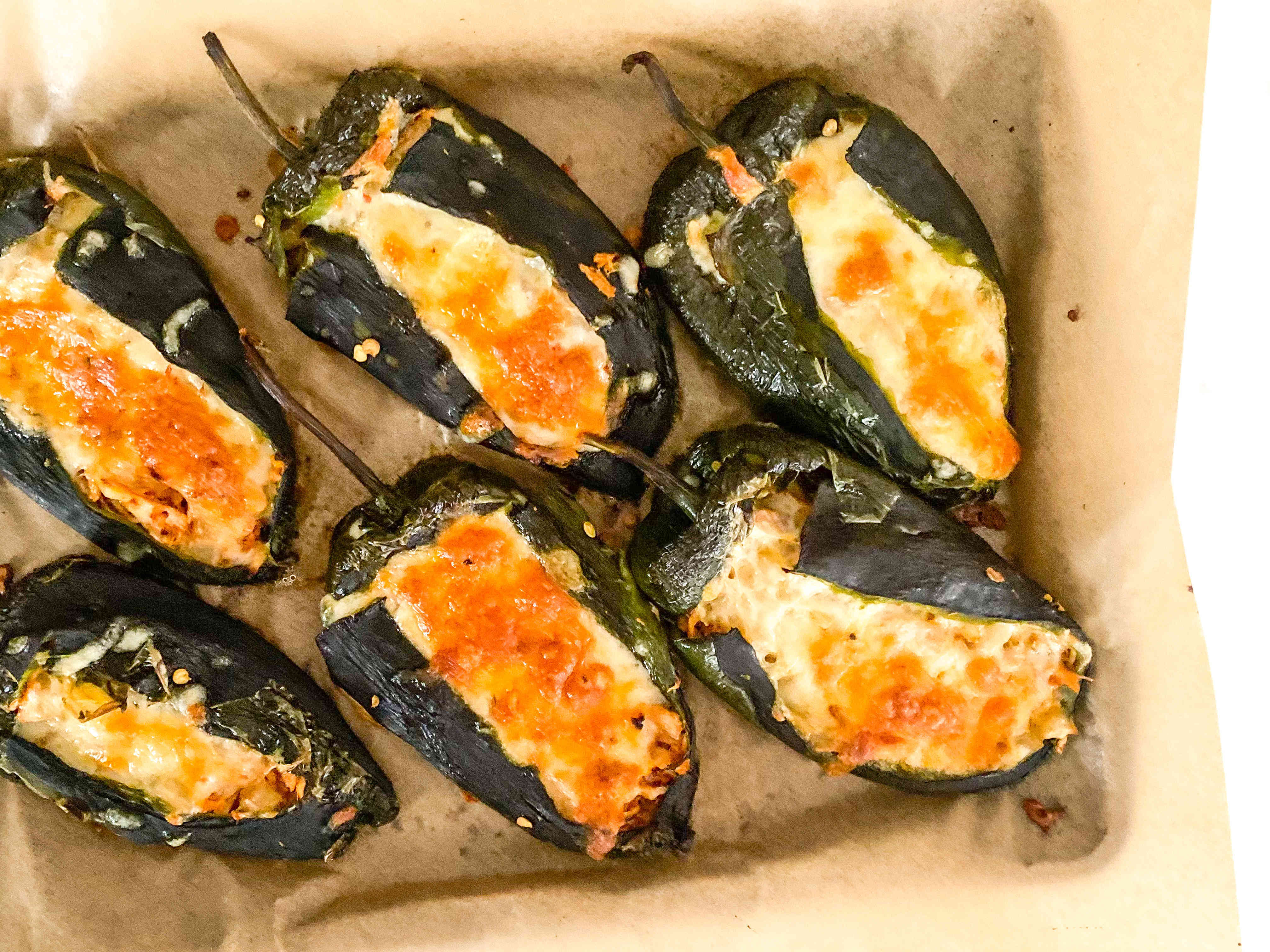 Brad's Mexican Style Stuffed Poblano Peppers