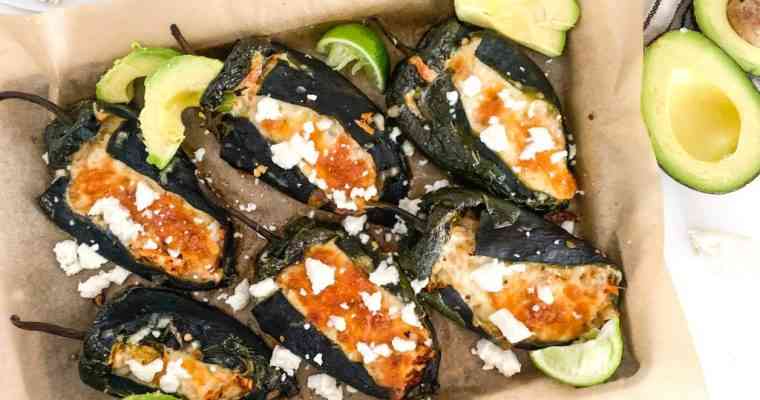 Brad’s Mexican Style Stuffed Poblano Peppers