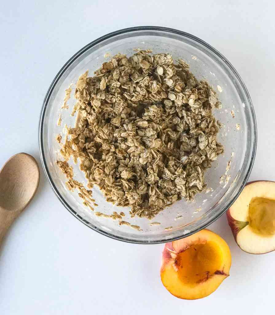 Baked Oatmeal Fruit Boats