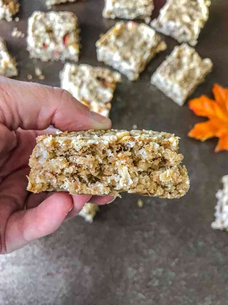 Baked Apple Oat-Granola Bars