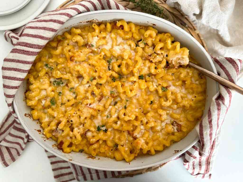 Butternut Squash and Gouda Mac and Cheese