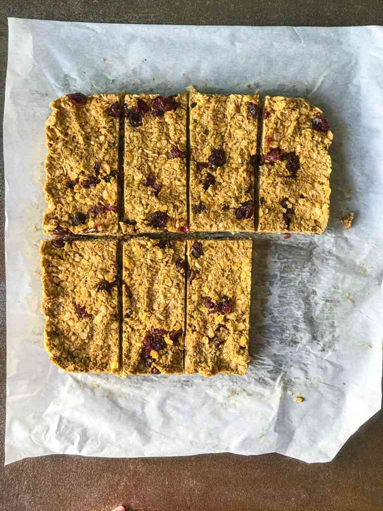 Chewy Overnight Oat Pumpkin Bars