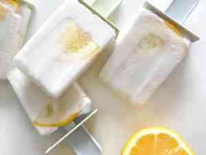 coconut lemonade popsicles