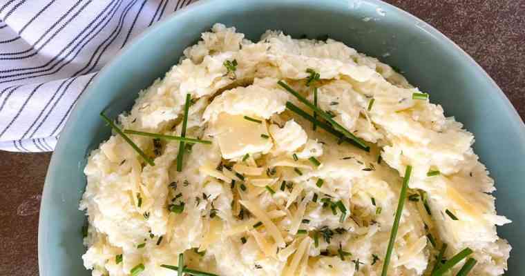 Parmesan and Thyme Mashed Potatoes