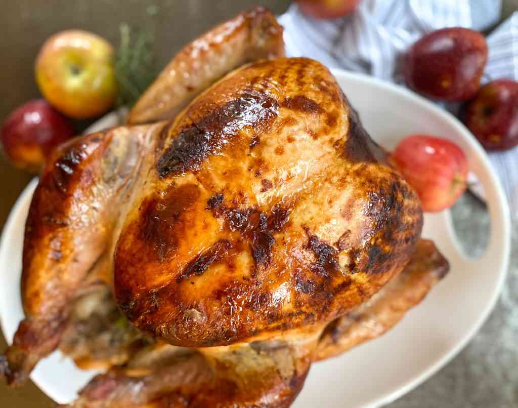 Cozy Apple Cider Turkey (Brine & Roast) with Video