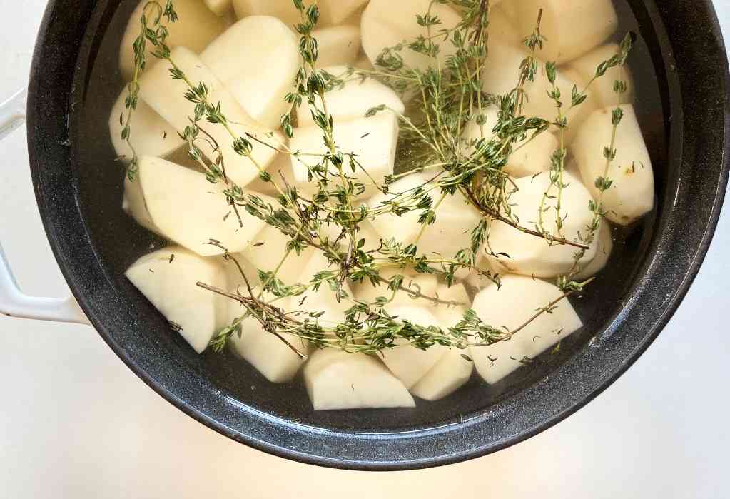 Parmesan and Thyme Mashed Potatoes