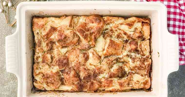 The Best Overnight Gingerbread French Toast Casserole