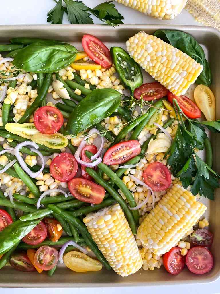 Summer Sheet-Pan Succotash