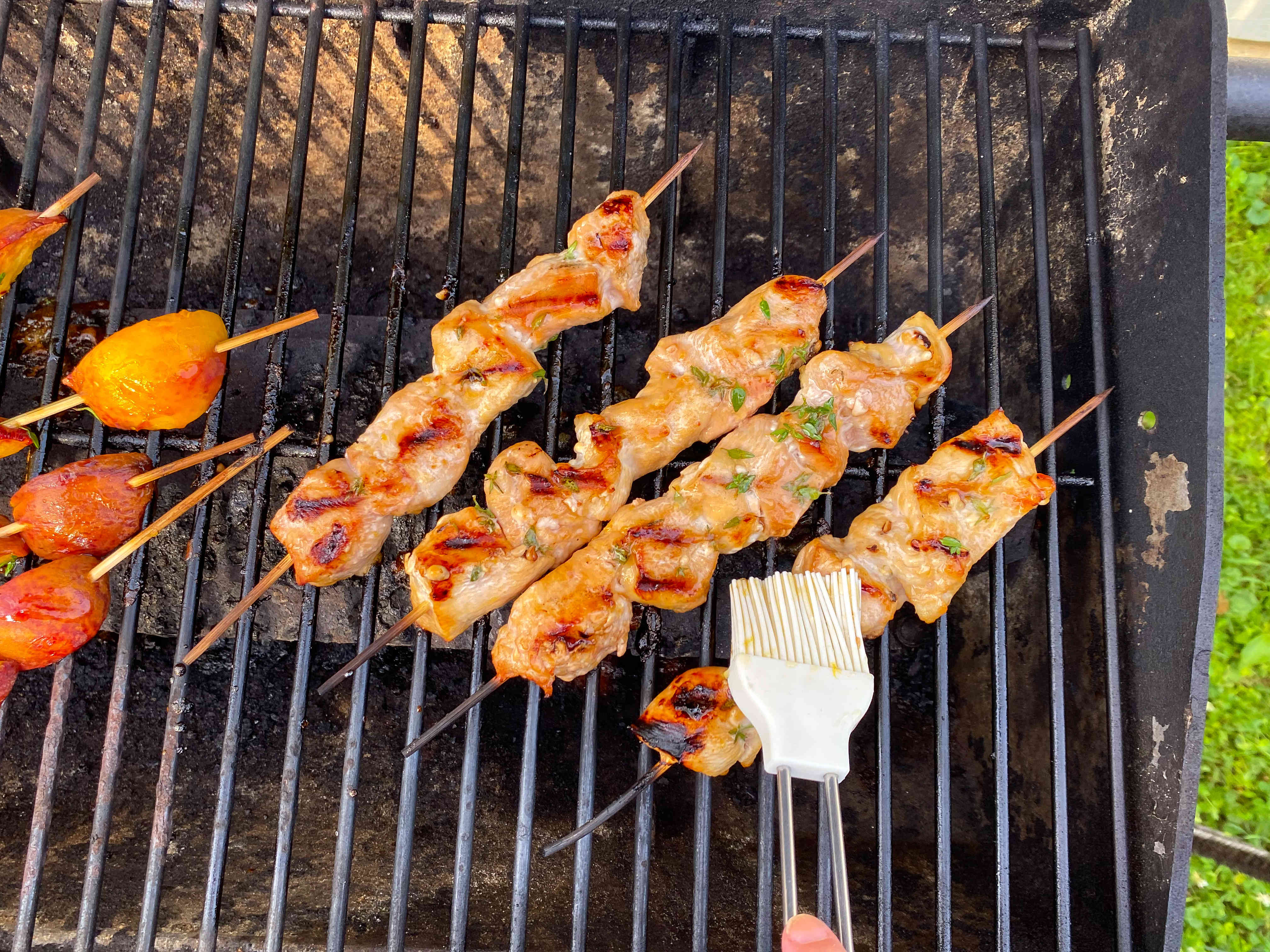 Grilled Orange Chicken Skewers - Ahead of Thyme