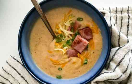 Ham and Cheese Potato Soup (crockpot)