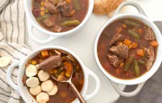 Vegetable Beef Soup (crockpot)