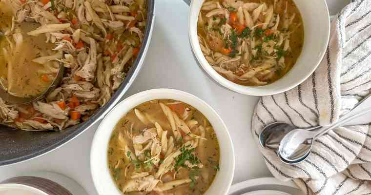 Homestyle Chicken Noodle Soup