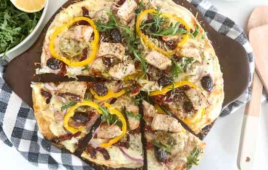 Zesty Greek Chicken Pizza