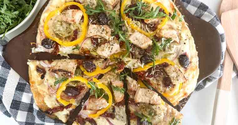 Zesty Greek Chicken Pizza