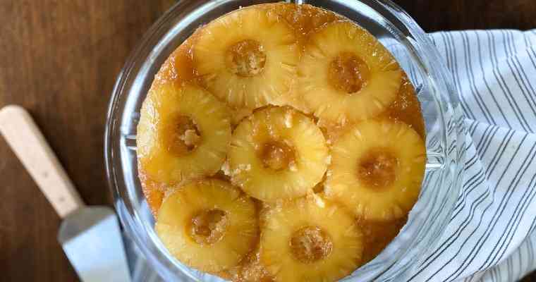 Brown Sugar Pineapple Upside Down Cake