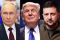 Володимир Путін, Дональд Трамп, Володимир Зеленський (колаж) / wikimedia