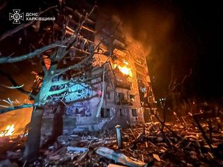 Росія атакувала Балаклію / t.me/dsns_telegram