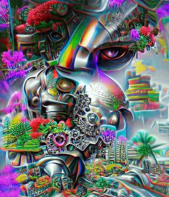 This website uses artificial intelligence to enable people to create artwork without any skill, practice, or knowledge.