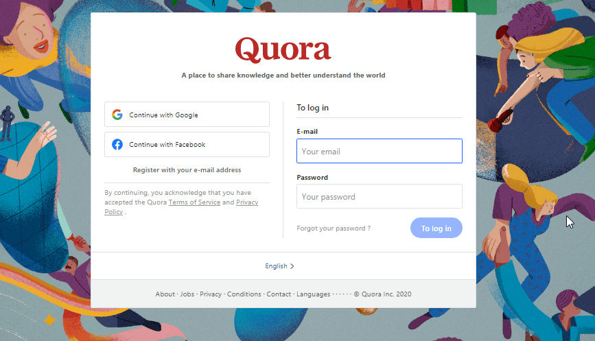 Quora as resource
