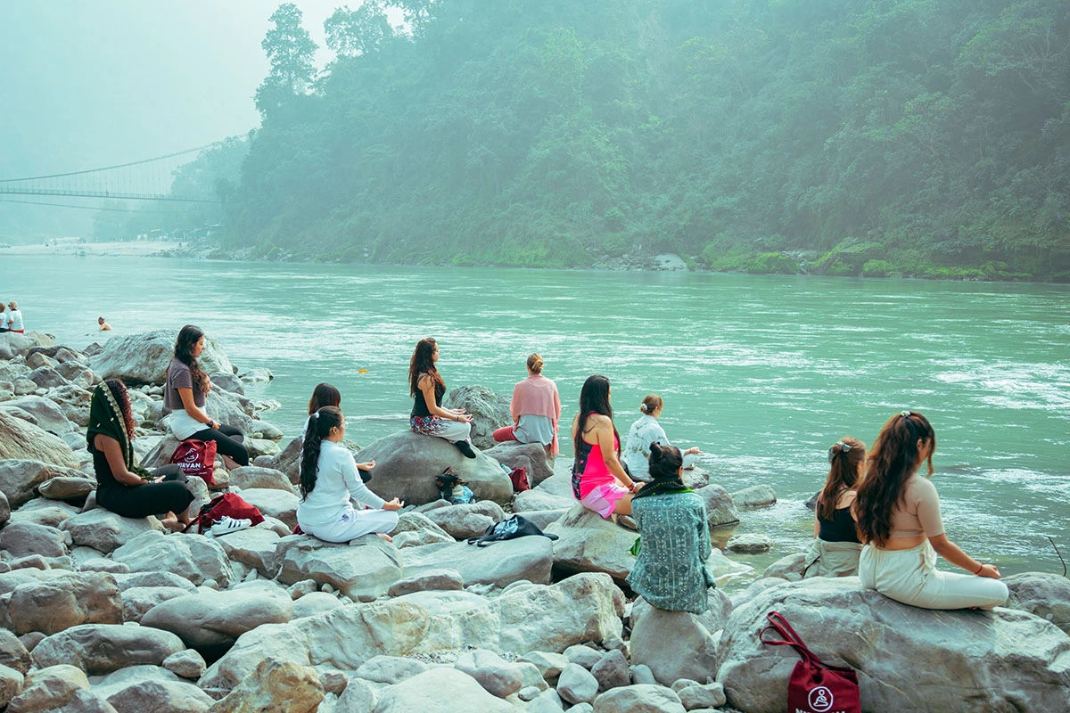 Meditation near Ganga
