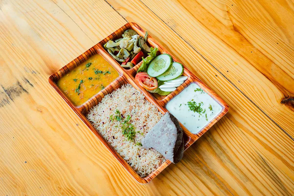 Food at Nirvana Yoga School