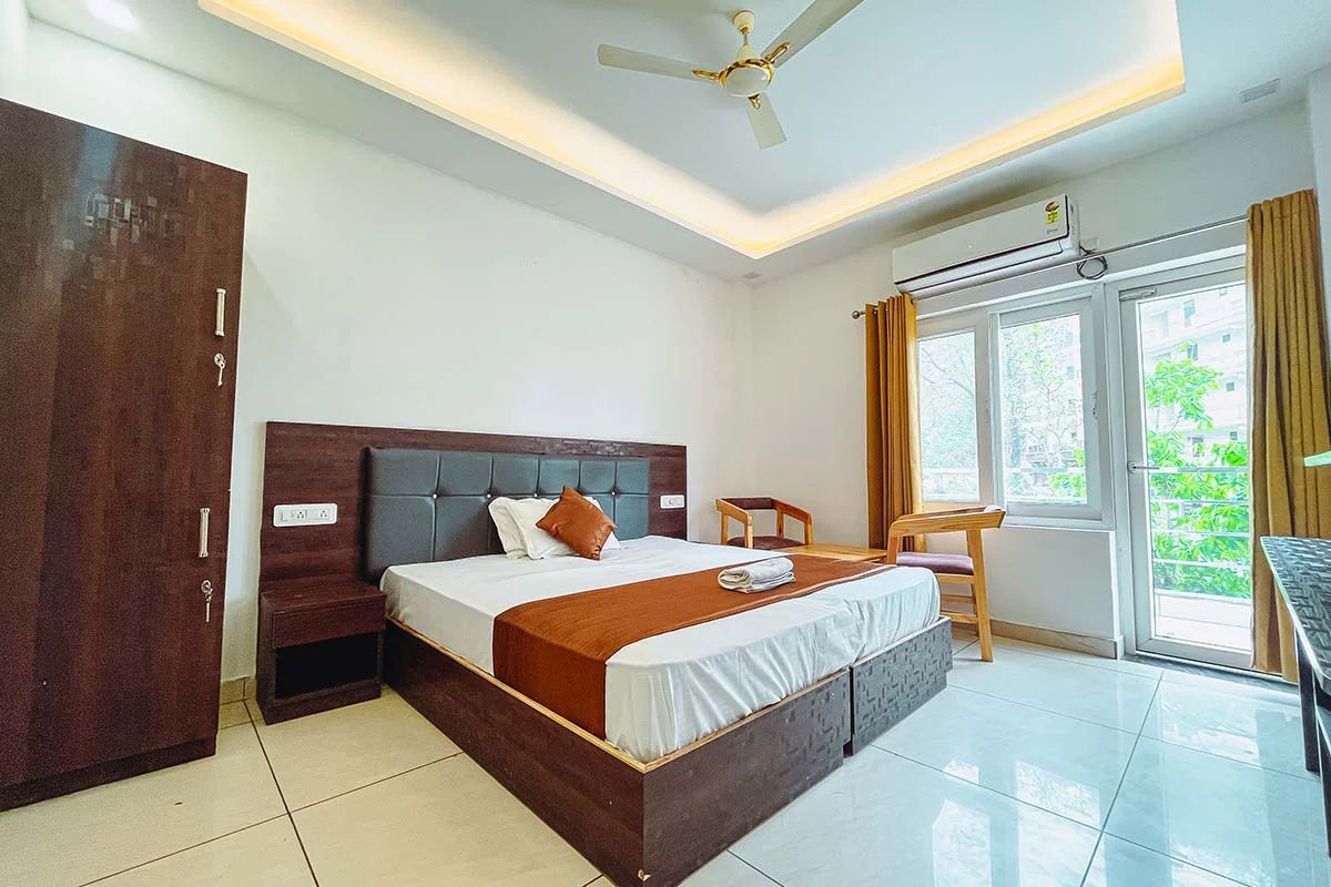 Accommodation at Nirvana Yoga School