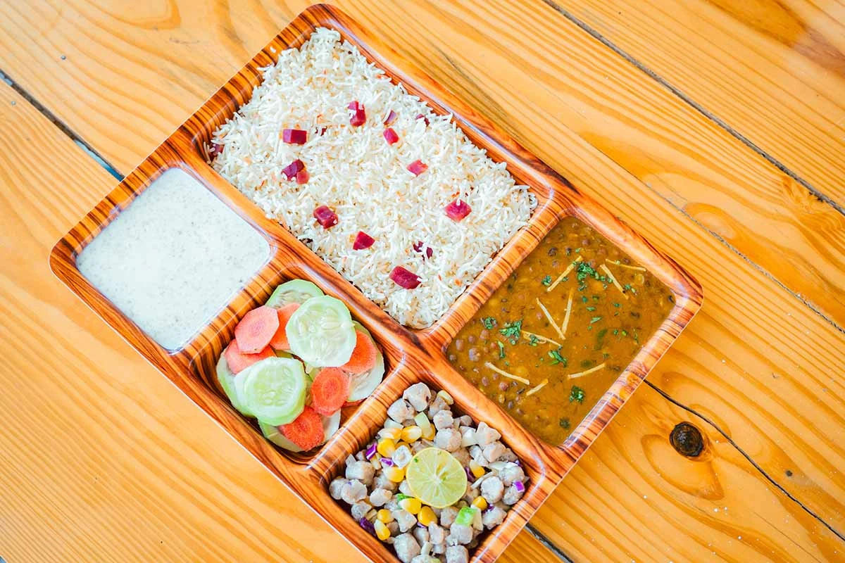 Food at Nirvana Yoga School