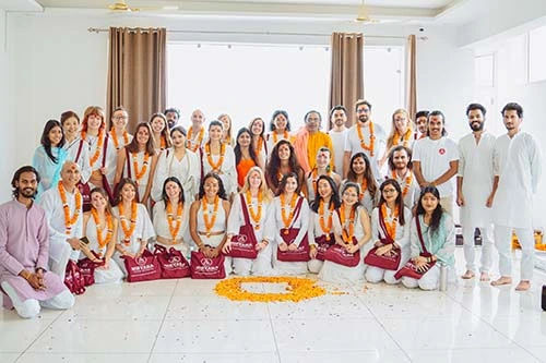 Opening ceremony of yoga teacher training course