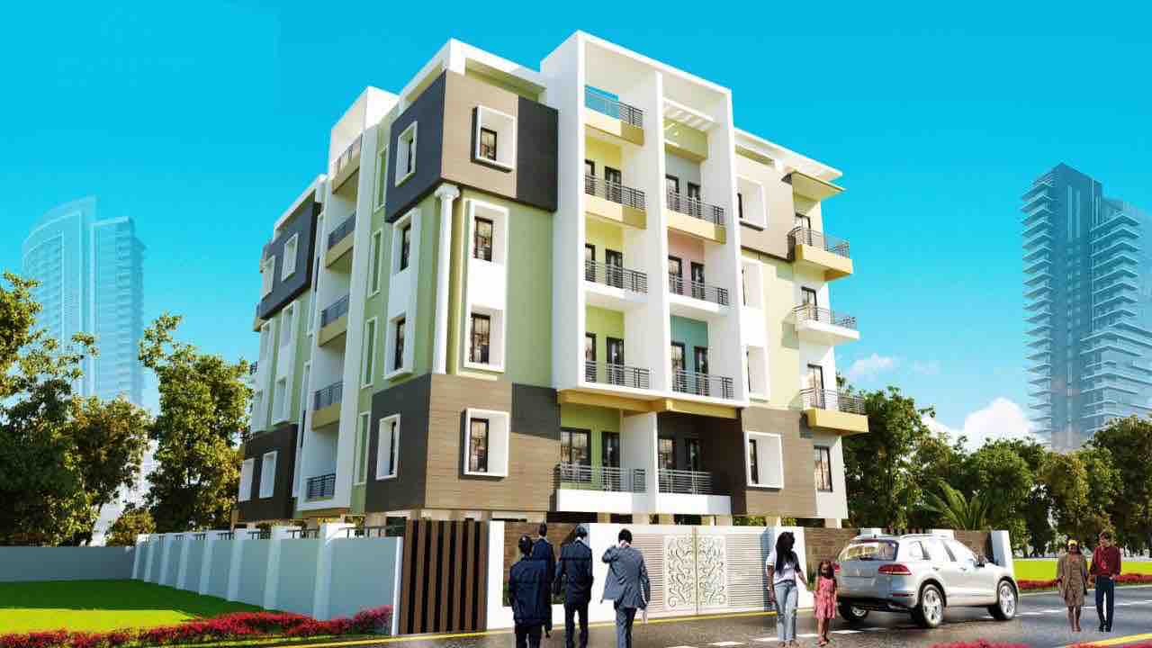 Home Exterior & 3D House Design in Urvashi Heights