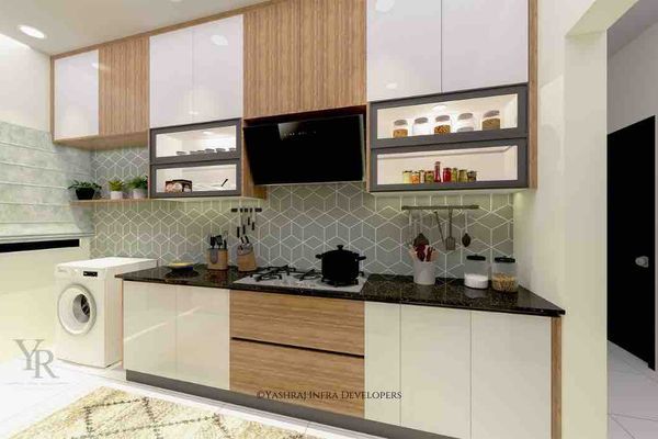 Modular Kitchen & Straight Modular Kitchen in Straight Modular Kitchen Design