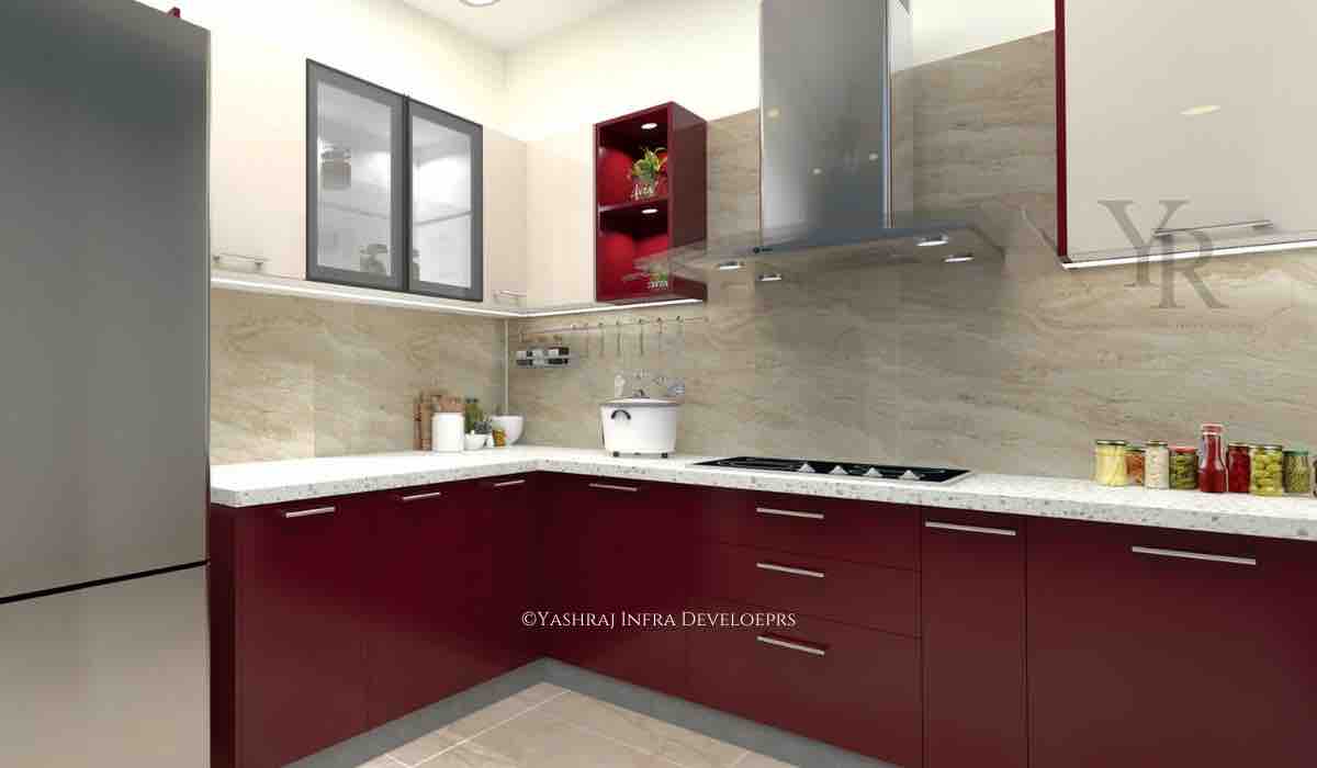 Modular Kitchen & L Shaped Modular Kitchen in L Shape Modular Kitchen