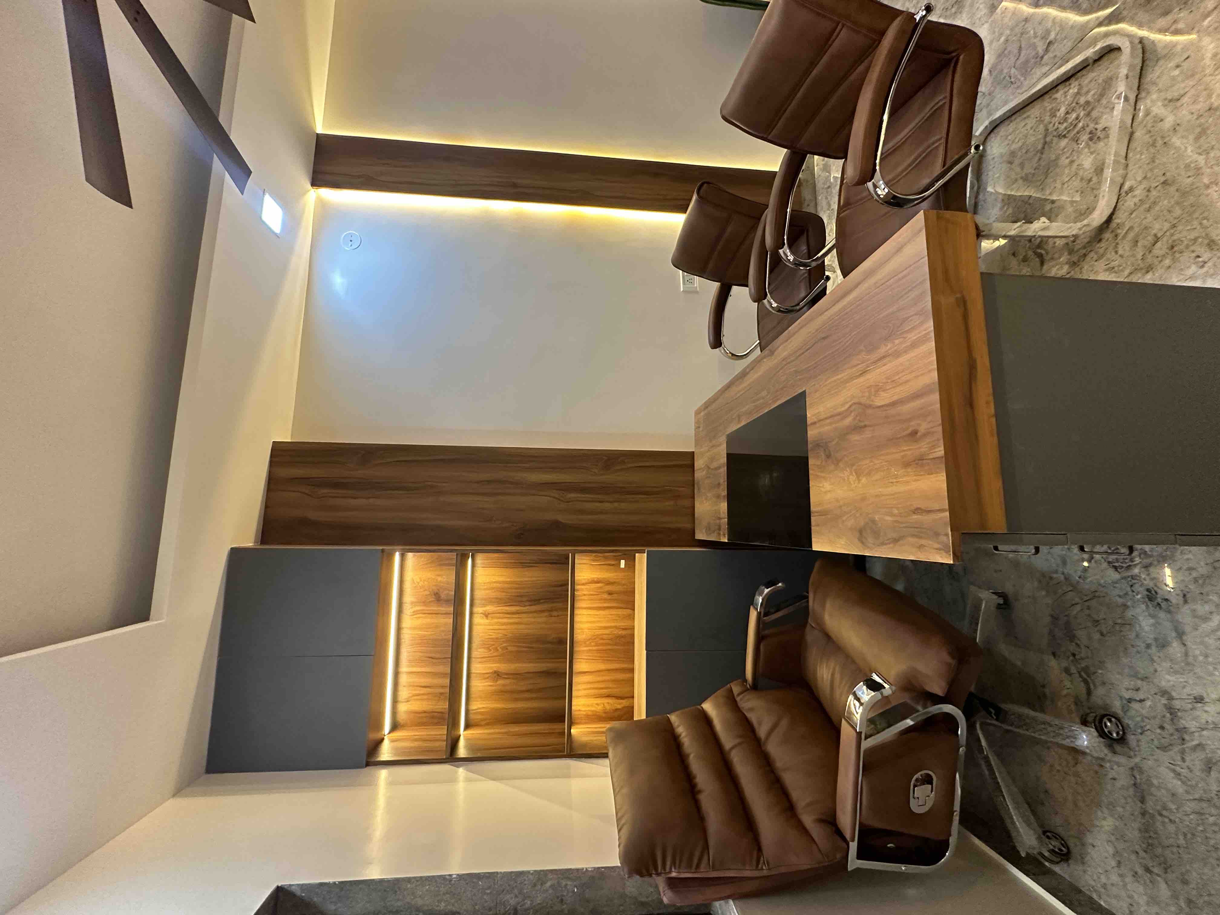 Home Office in 3 Bhk home office interior