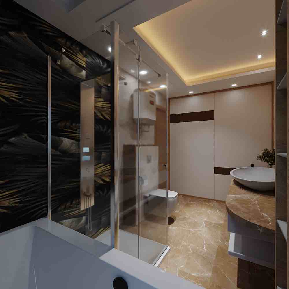 Bathroom in Duplex villa