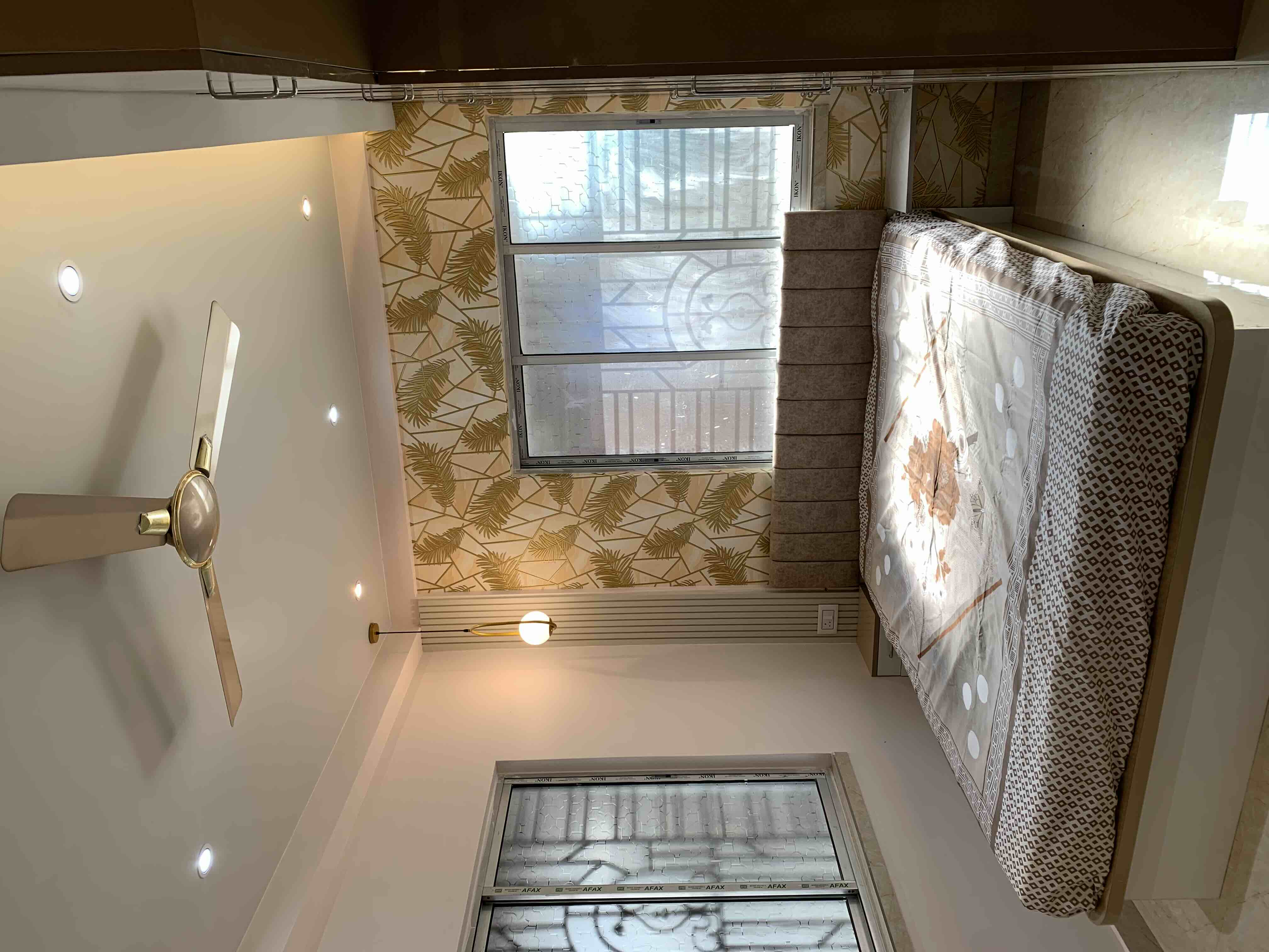 Bedroom in Beautiful Makeover A New Raw flat