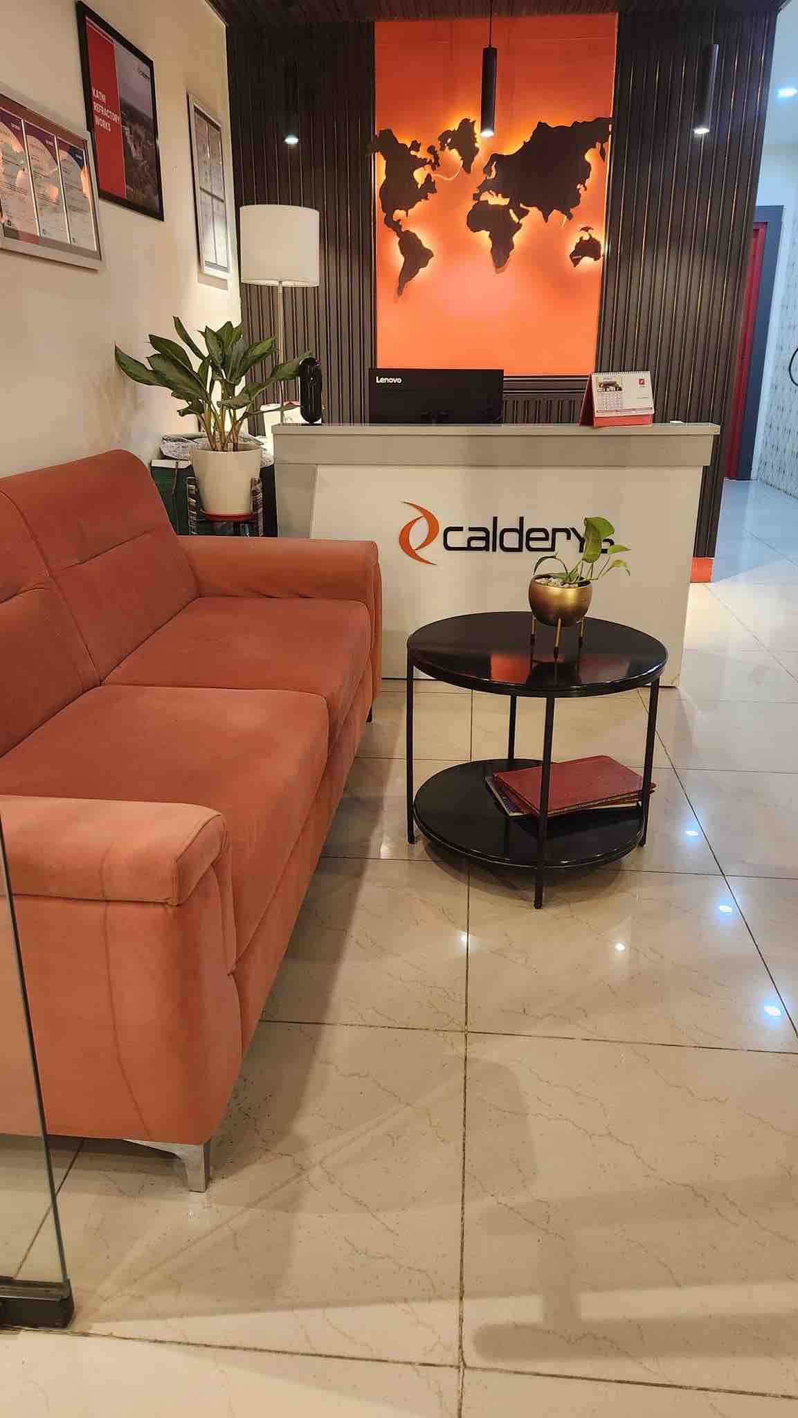 Reception in Office Interior