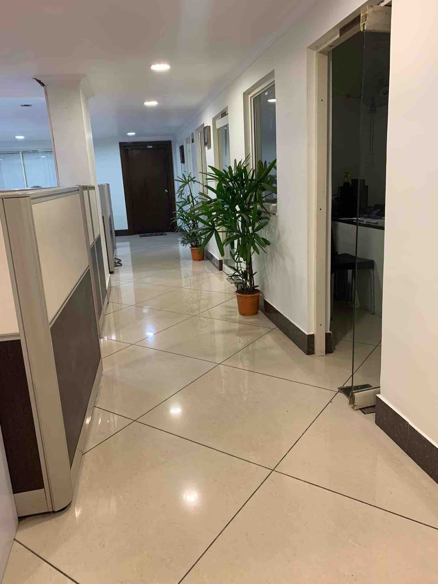 Corridor in Office interior work