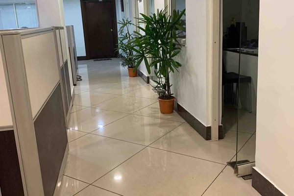 Corridor in Office interior work