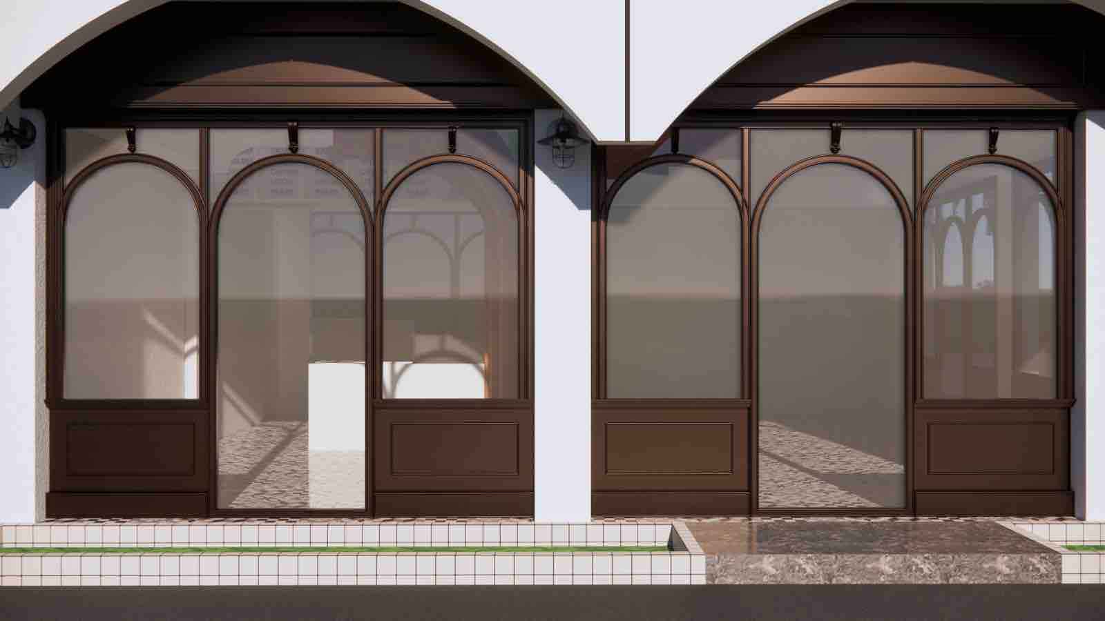 Facade in Juice Center