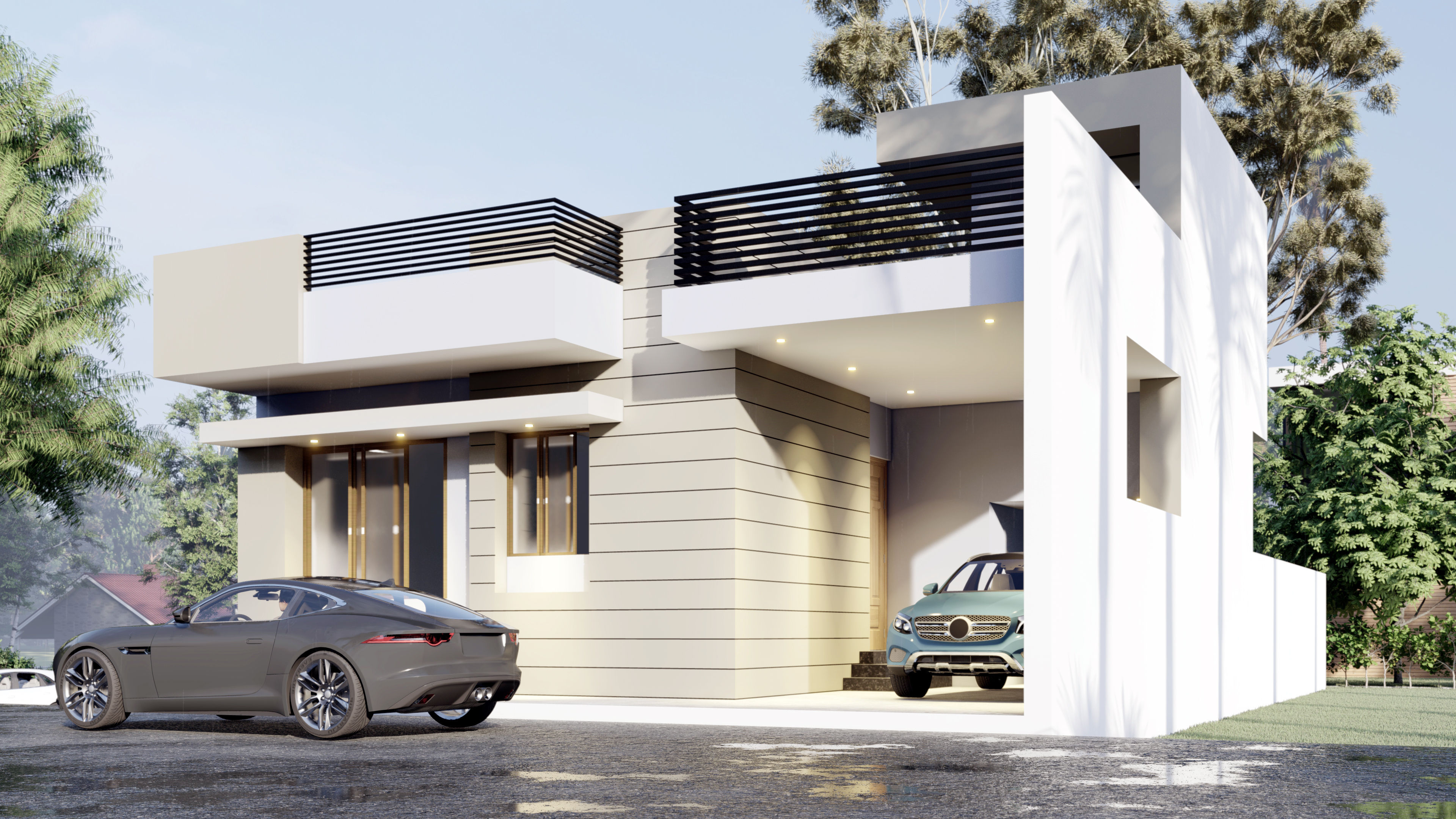 3D House Design in Mrs. Madhavi Devi