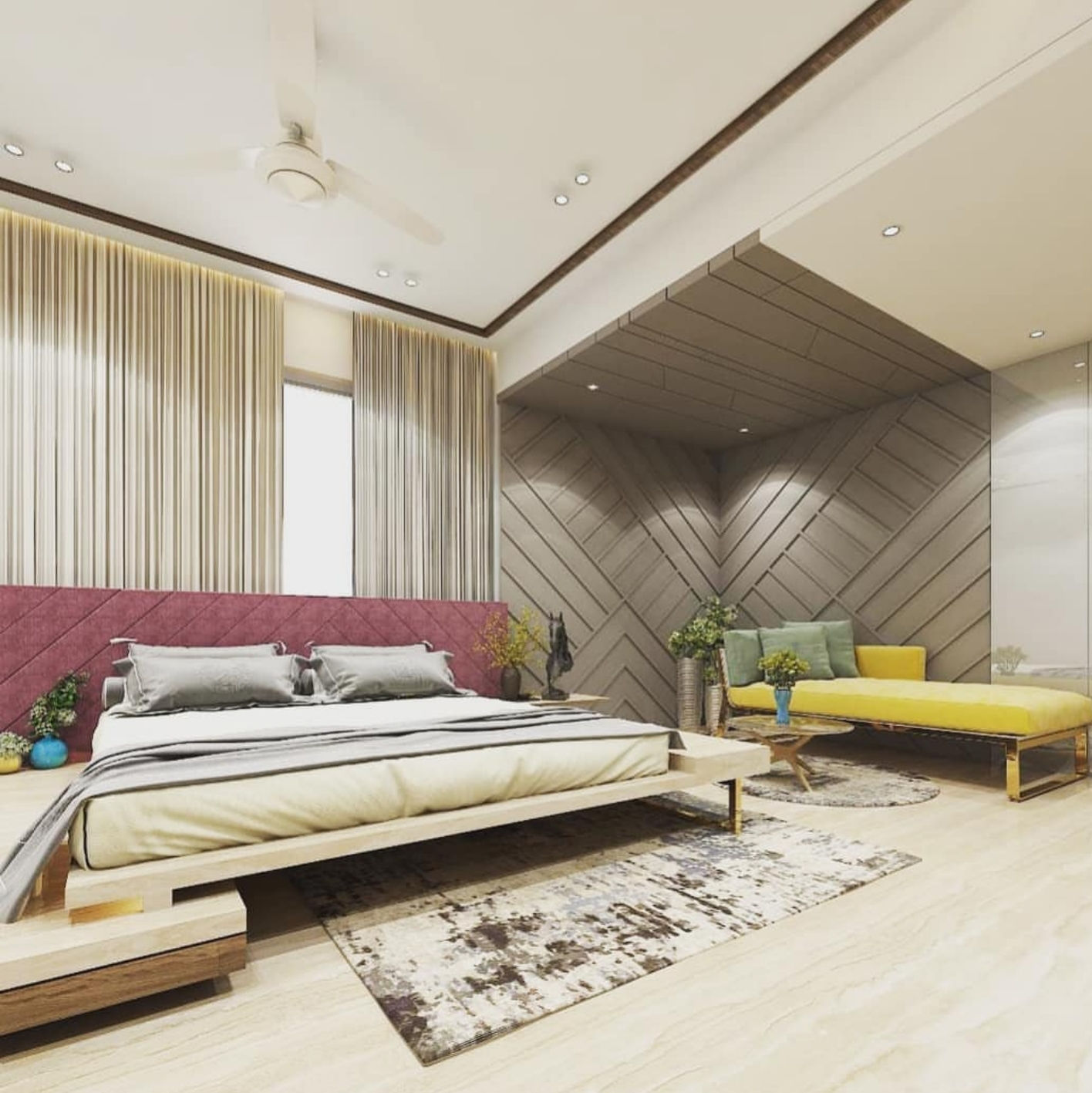 Bedroom & Master Bedroom in Bed @ 45k/-