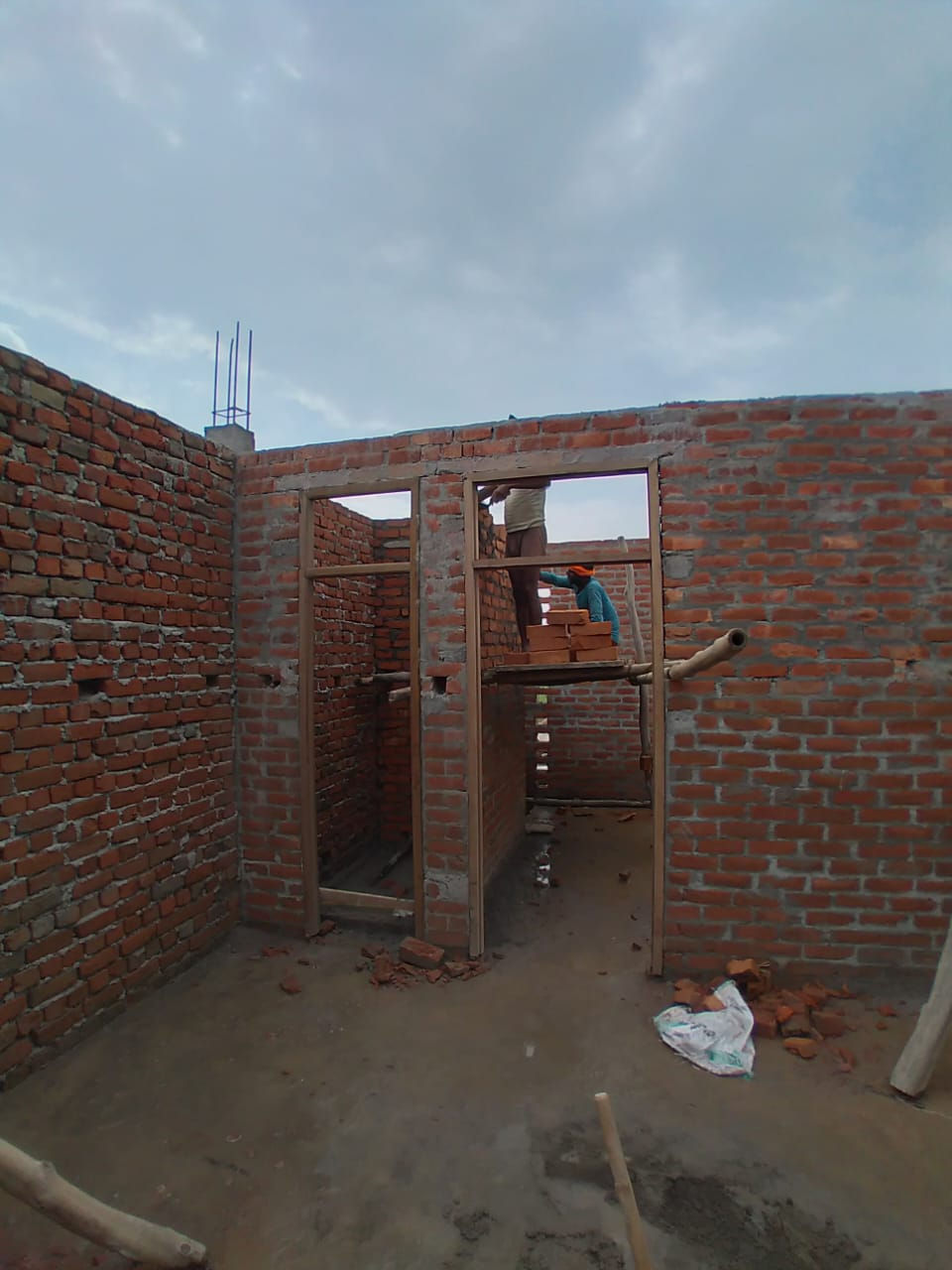 Civil Work in Awadhpuram Row Houses Colony