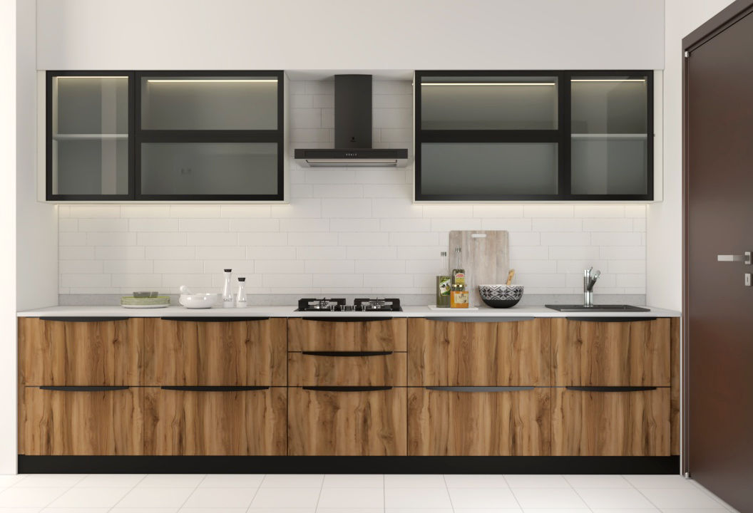 Modular Kitchen & Straight Modular Kitchen in 2bhk design for a client in Sadashivnagar