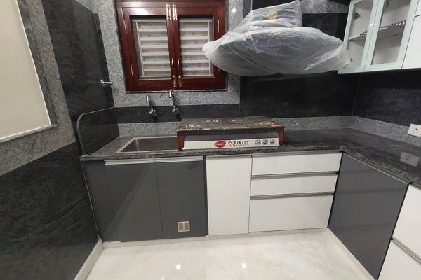 Small L-Shaped Modular Kitchen Design